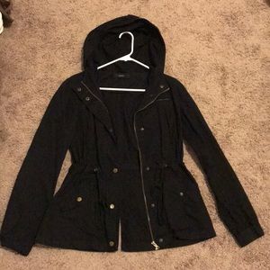 Hooded utility jacket